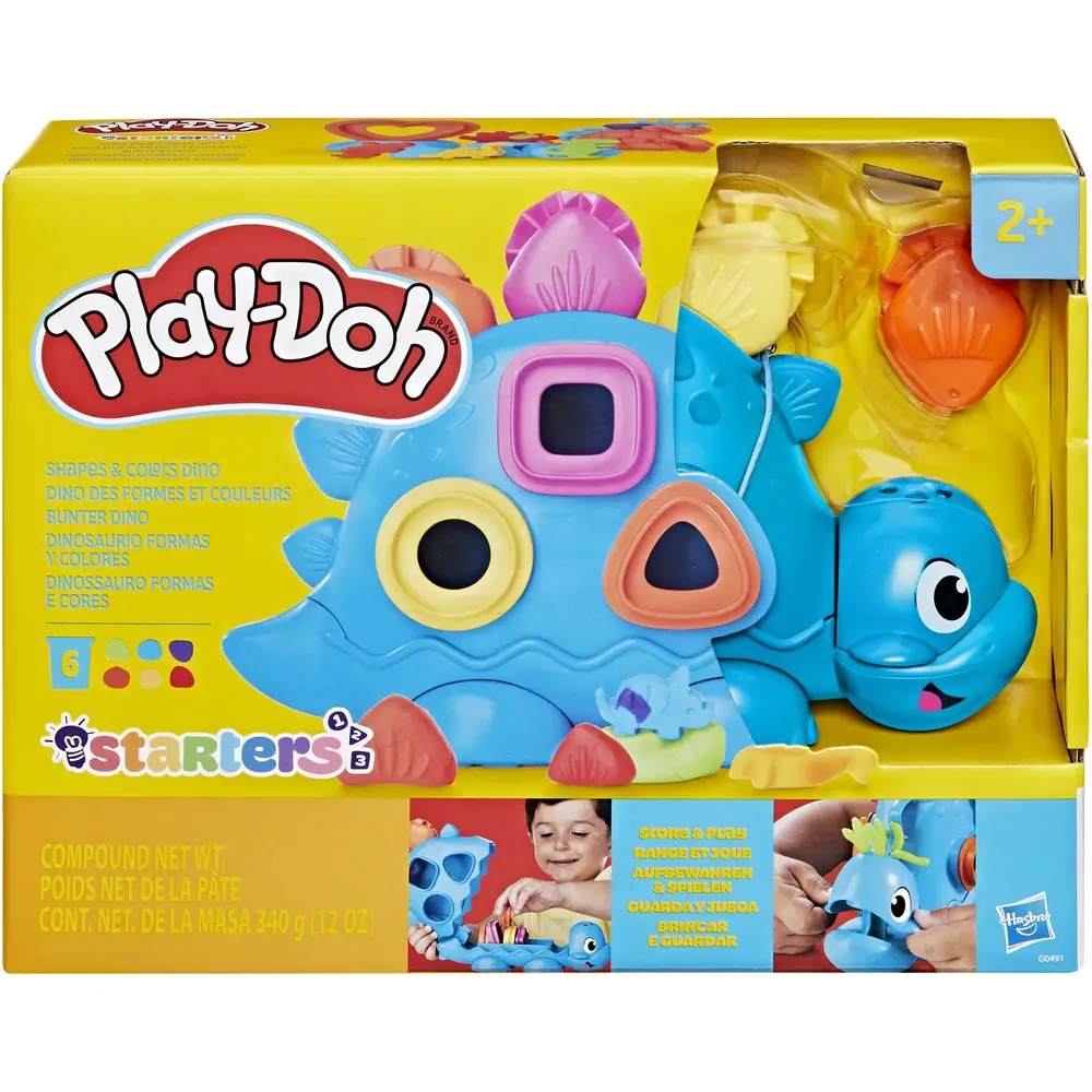 Hasbro modeling clay Play-Doh Dino shapes and colors playset
