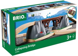 Brio toy collapsing bridge - wooden railway accessory 33391