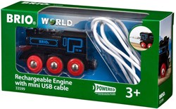 Brio Rechargeable locomotive train with mini USB cable - 33599 - sustainable toy