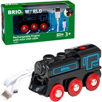 Brio Rechargeable locomotive train with mini USB cable - 33599 - sustainable toy-2