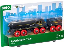 Brio high-speed train toy black - Speedy Bullet Train 33697