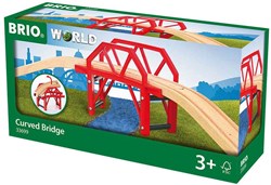 Brio railway bridge wooden train track accessory - 33699 multicolor