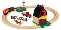 Brio Farm Railway wooden train set - 33719 - sustainable toy-2