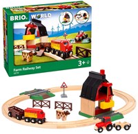 Brio Farm Railway wooden train set - 33719 - sustainable toy-3