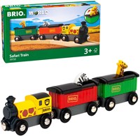 Brio Safari train with safari animals - colorful wooden toy for kids-3