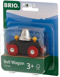 Brio train Bell Wagon - 33749 - wooden wagon with bell for railway track