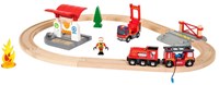 Brio fire brigade toy train set - Firefighter themed playset for kids-3