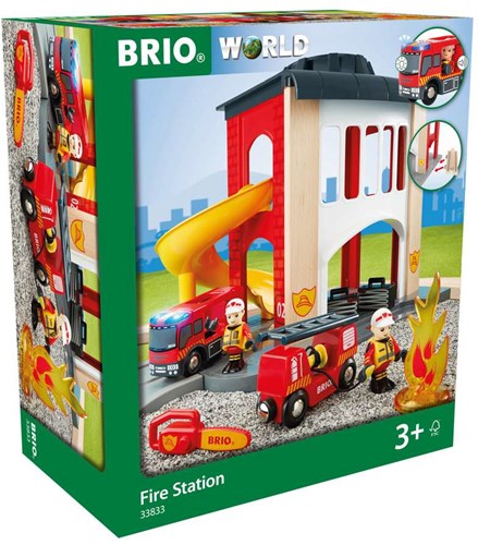 Brio fire station toy - large central fire station 33833