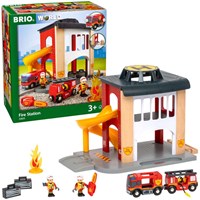 Brio fire station toy - large central fire station 33833-2