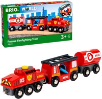 Brio fire engine toy train - Firefighting train 33844-2