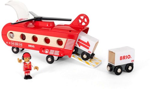 Brio cargo transport helicopter - toy helicopter for children-2