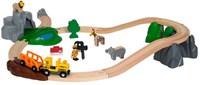 Brio Safari toy train set - wooden railway with animals-2