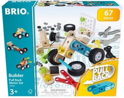 Brio Builder Pullback Motor construction set - 67-piece building toy