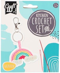 Crochet set keychain rainbow creative toy 7x1x6 cm
