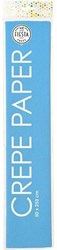 Globos crepe paper baby blue 50x250cm craft paper 12 rolls