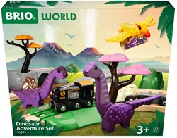 Brio Toy Dinosaur Adventure Set - wooden train set with dinosaurs