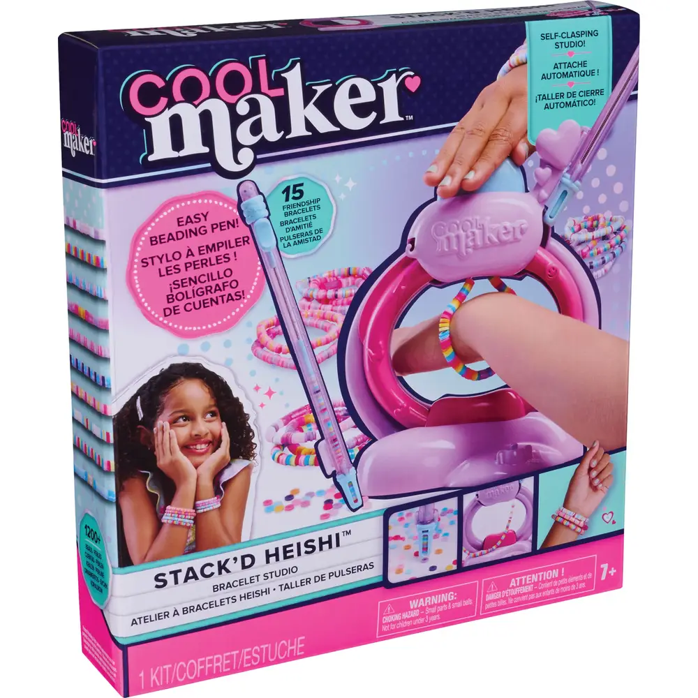 Spin Master bracelet maker craft set with Heishi beads for kids
