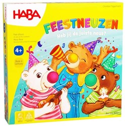 Haba board game Feestneuzen - colorful children's game for 2-4 players