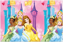 Globos Disney Princess tablecloth plastic 120x180cm party decoration