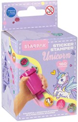 Lobbes sticker stamp unicorn - 160 stickers - creative toy