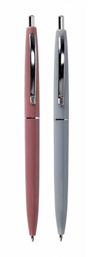 Lobbes ballpoint pen 0.7mm pink grey silver writing fun