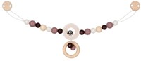 Heimess pram chain wood - colourful baby toy 40cm-2