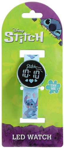 Accutime watch Stitch LED round with replaceable battery-2