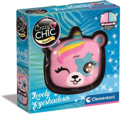 Clementoni Crazy Chic eyeshadow make-up bear case for kids-2