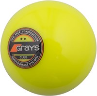 Grays hockey ball Club Ball X 6 Yellow - size 5.5oz field hockey