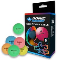 Schildkröt table tennis balls Color Popps poly 40+ quality 6 pieces colorful