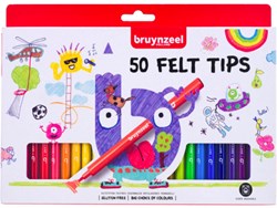 Bruynzeel viltstiften 50 stuks
