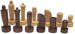 HOT Games chess piece Berliner plastic brown 93mm chess set