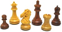 HOT Games chess pieces set Rein Knight hand-carved wood 96mm
