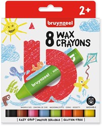 Bruynzeel Bruynzeel 8 wax crayons 60131008