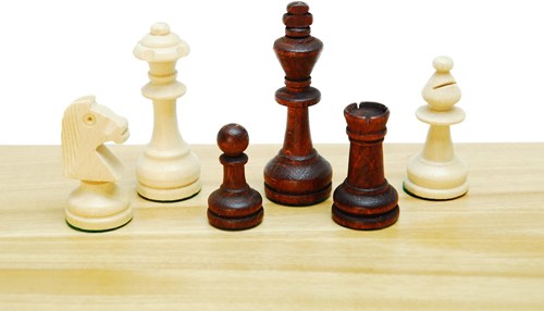 HOT Games Chess.Staunt.3 Wood Bl/Br.L+V 76mm Kis