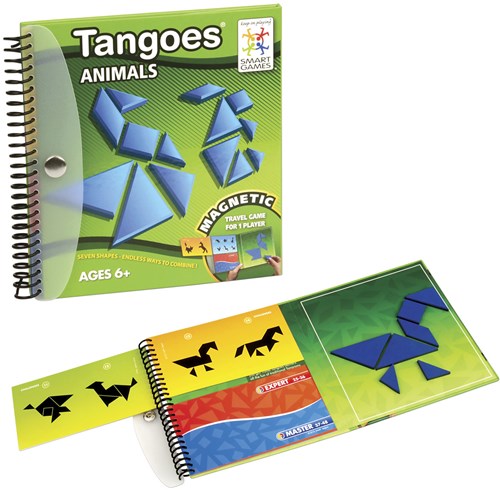 Smart Games puzzle game Tangoes Animals - 48 challenges - educational toy-3