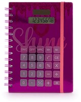Spiral notebook with calculator multicolor - Dream Big school supplies-2