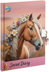Diary with lock A5 Horse collection 60 pages for kids