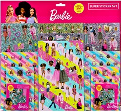 Barbie sticker set creative crafting 600 stickers multi colour
