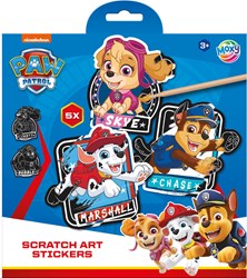 Bambolino Toys Paw Patrol scratch stickers set with pen - creative toy
