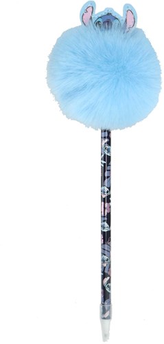 Stitch ballpoint pen Pom Pom - colorful pen with pompom and figure