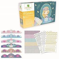Sycomore craft set flower crowns decoration for kids from 4 years