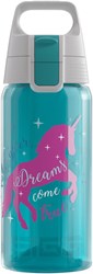 SIGG kids water bottle unicorn 0.5L - transparent blue - water bottle