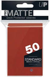 Ultra Pro card sleeves Pro-Matte red - protective sleeves for cards