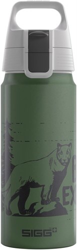 SIGG water bottle Mountain Lion 0.5l aluminium green BPA-free