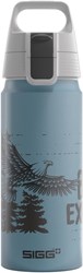 SIGG water bottle Brave Eagle aluminium 0.5l for kids blue