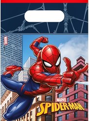 Globos Spider-Man party bags - 6 pieces - Marvel loot bags