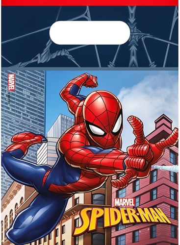 Globos Spider-Man party bags - 6 pieces - Marvel loot bags
