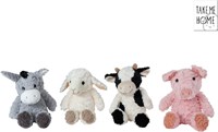 Take Me Home plush farm animals cuddly toys 4ass 23-30cm toy