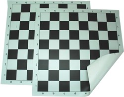 HOT Games chess board vinyl rollable 45 mm black-white 47 cm toy